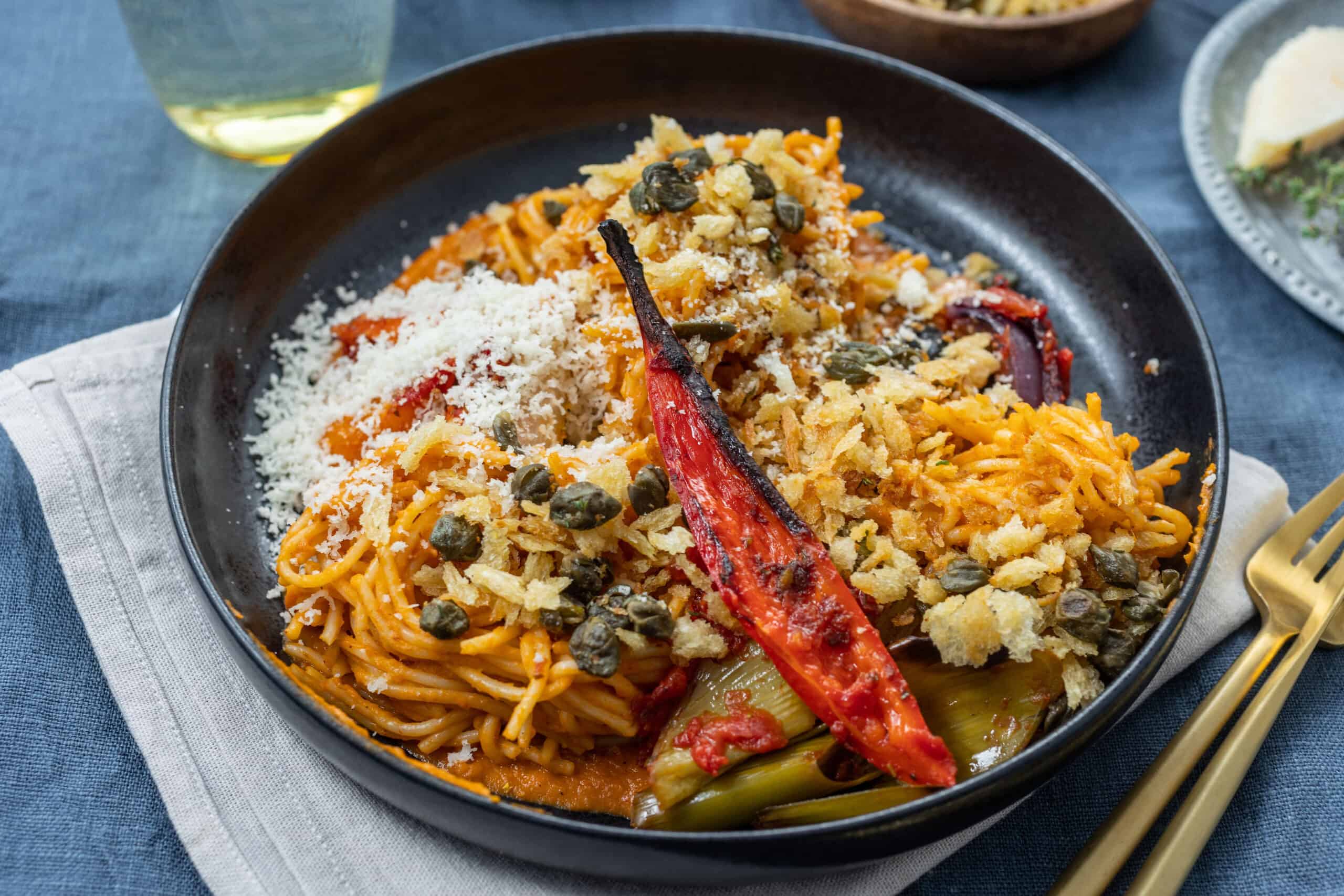 Sült zöldséges tésztaszósz