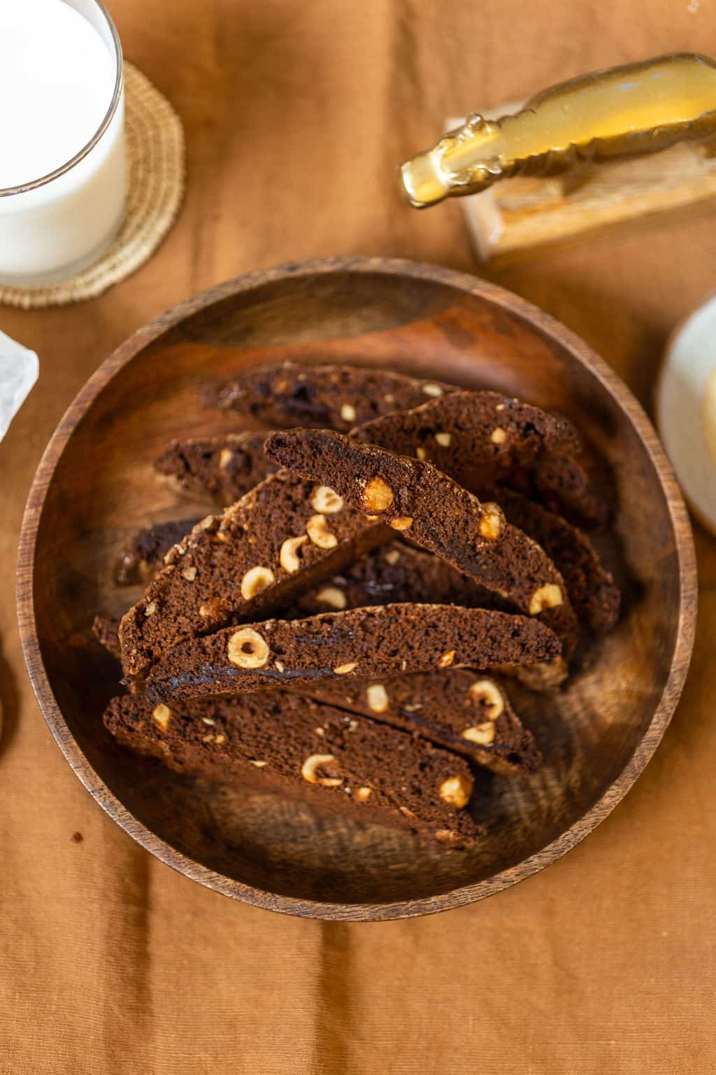 Csokoládés-törökmogyorós biscotti