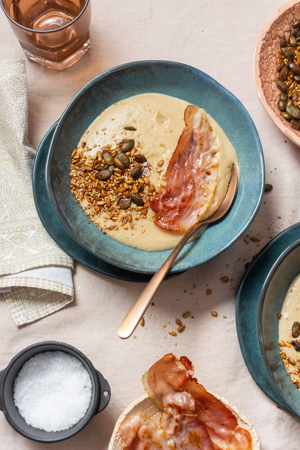 Sárgaborsó-krémleves karfiollal