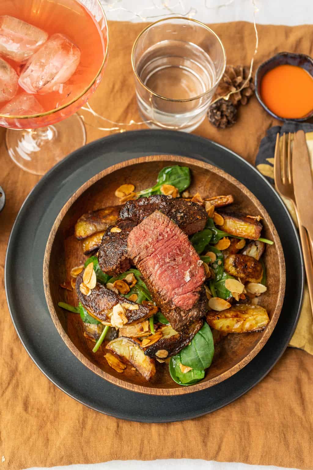 Steak kávés fűszerkéregben