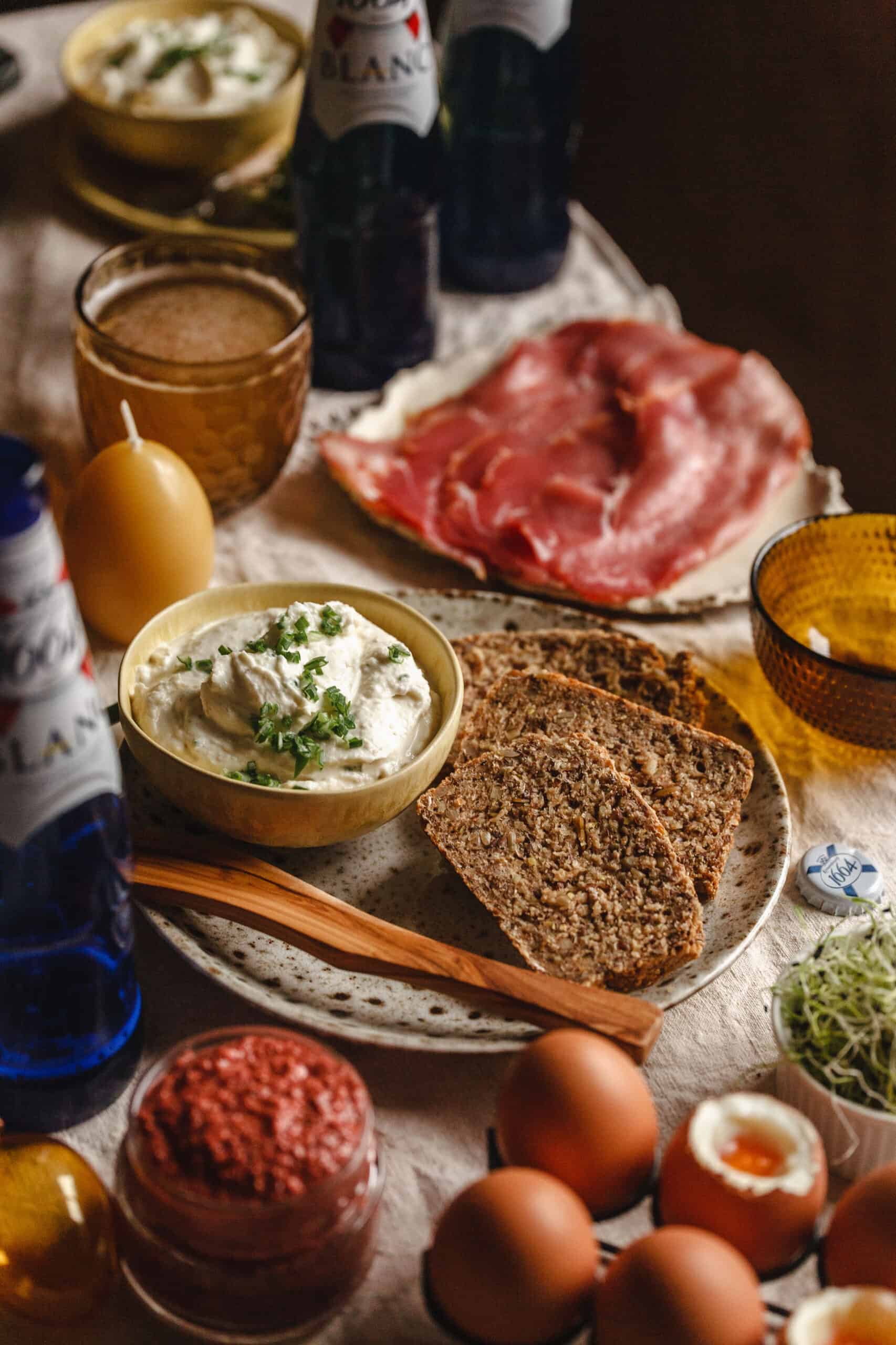 Fehér körözött búzasörrel