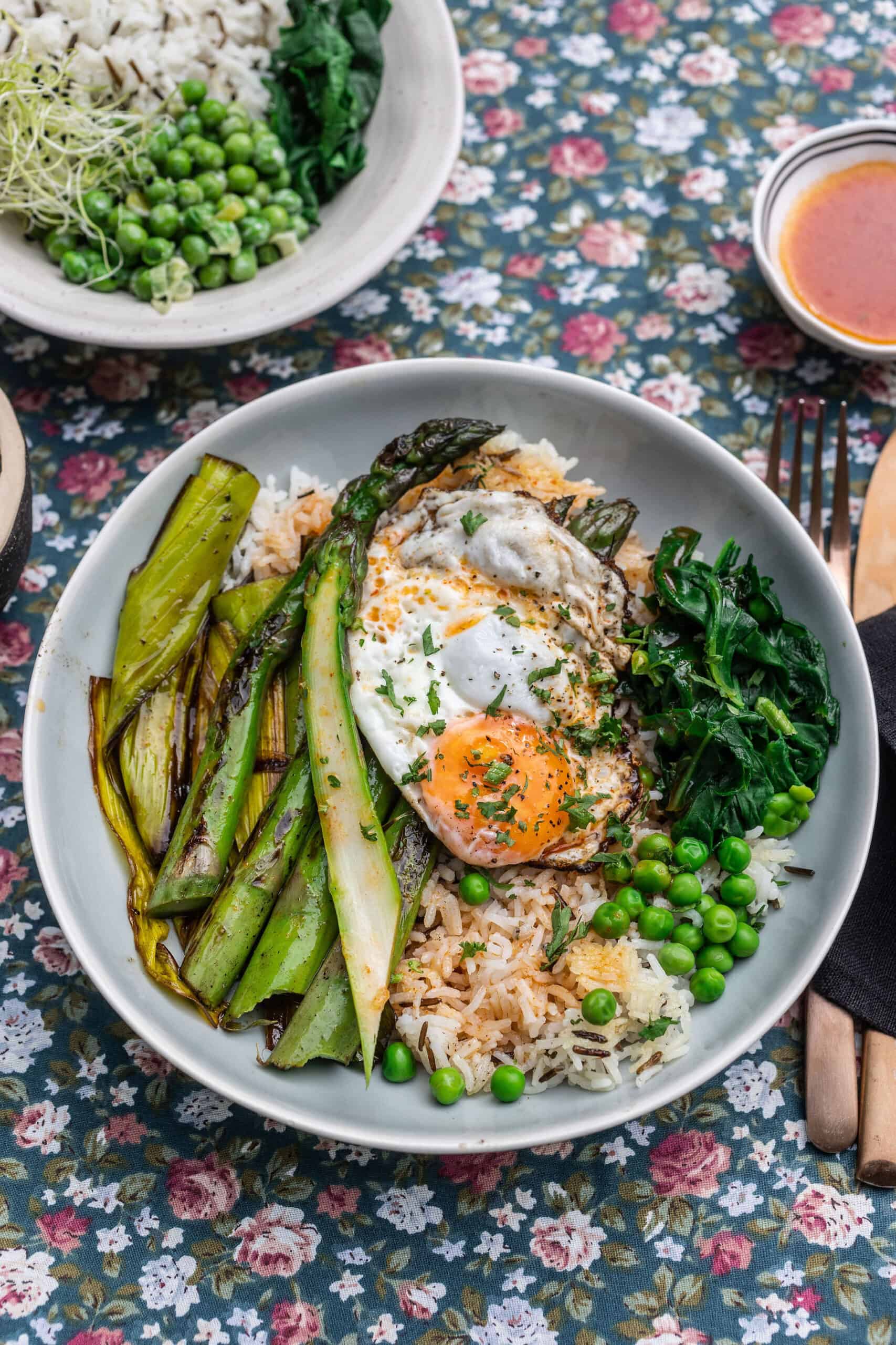 Rizs bowl zöldségekkel