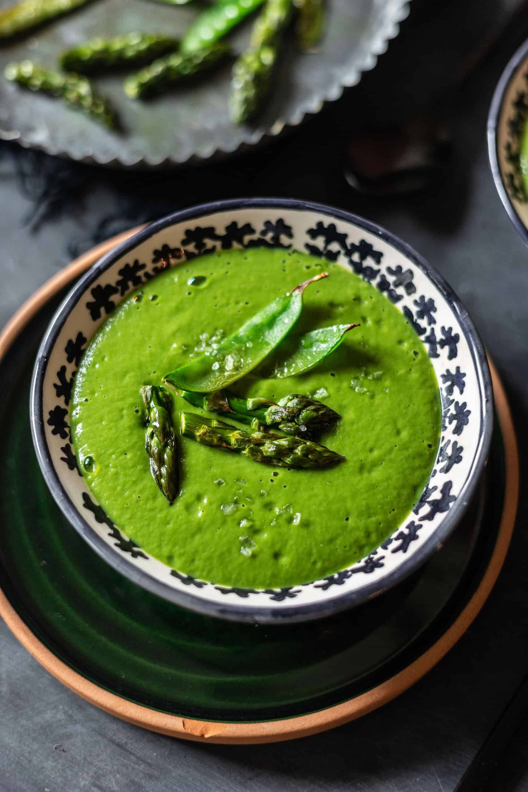 Csupa zöld spárgakrémleves