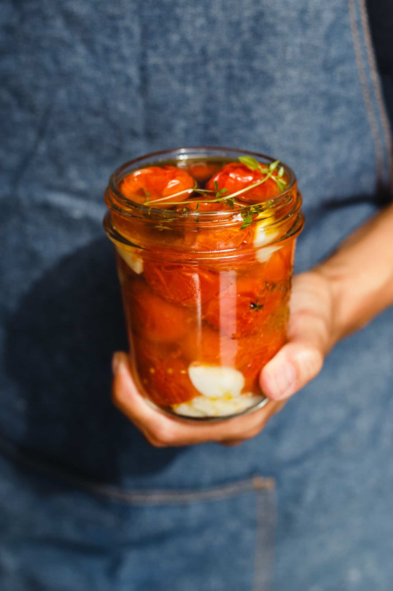 Konfitált koktélparadicsom