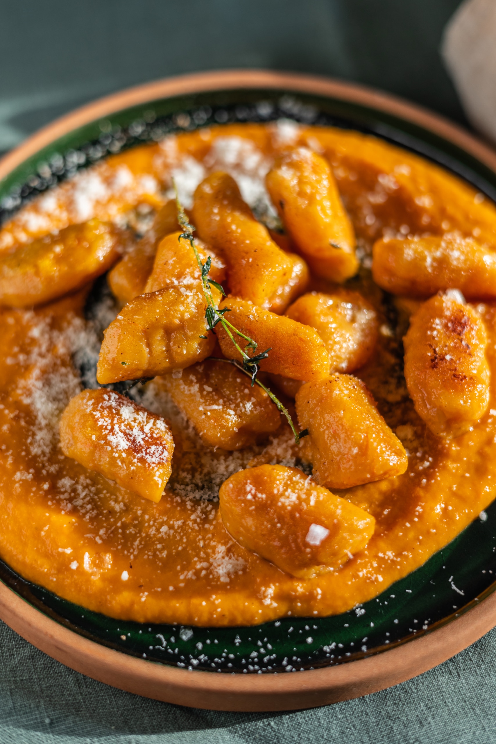 Sütőtökös gnocchi pirított zsályával