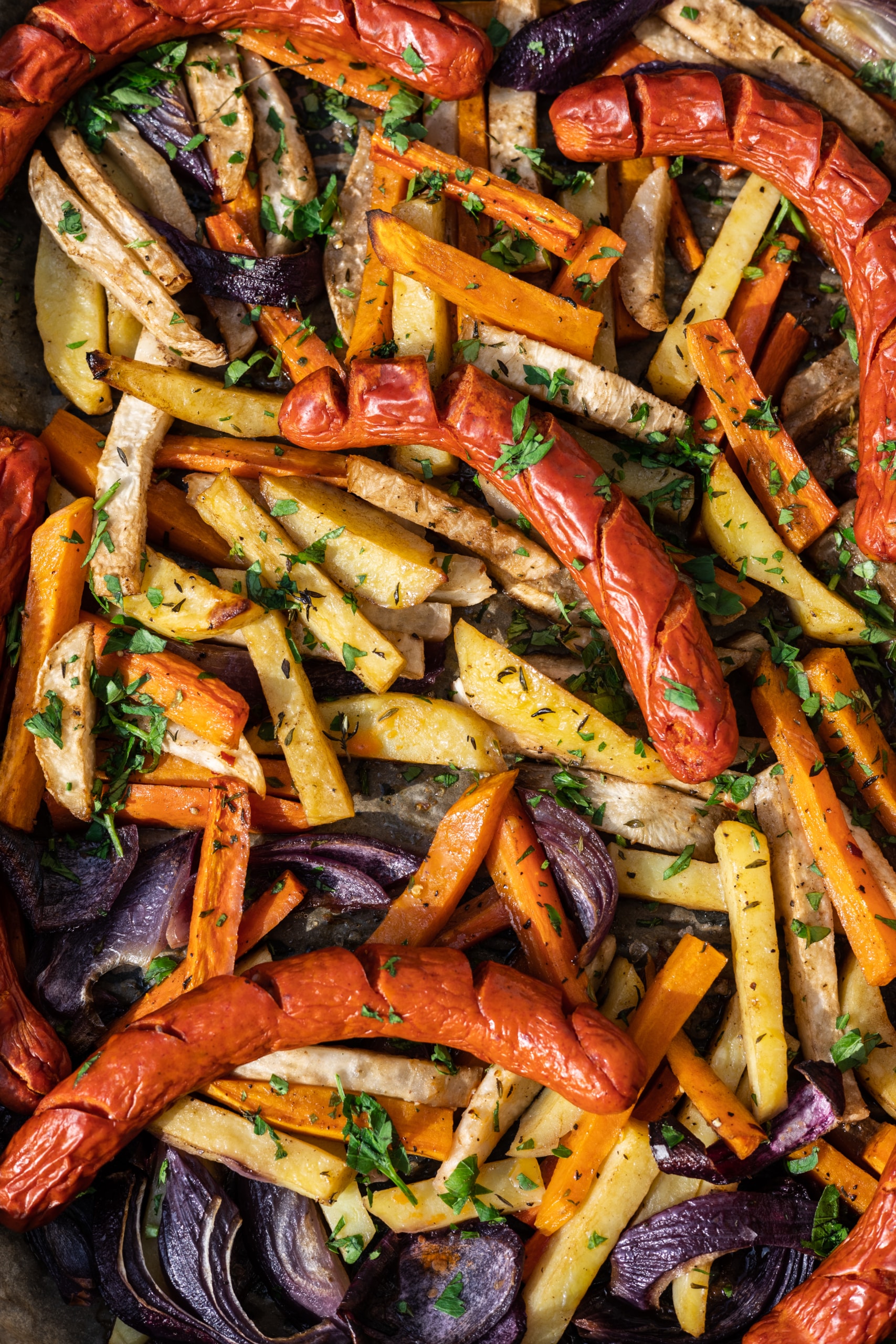 Tarlórépás sült zöldség kolbásszal