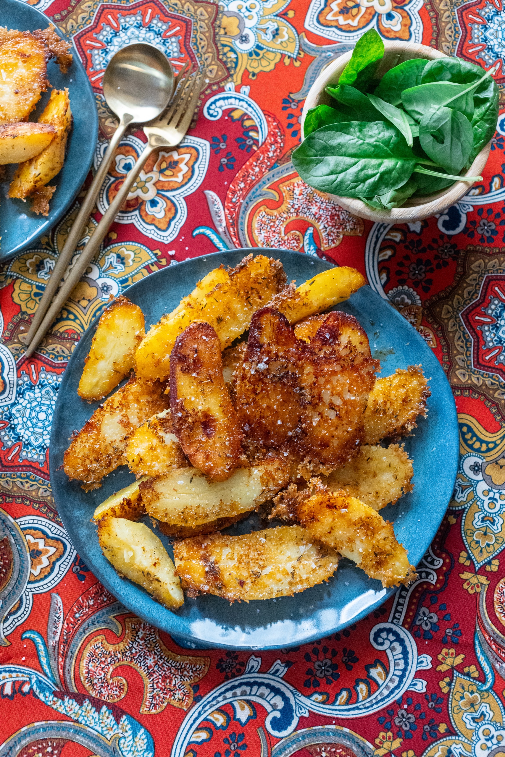 Ropogós parmezános burgonya