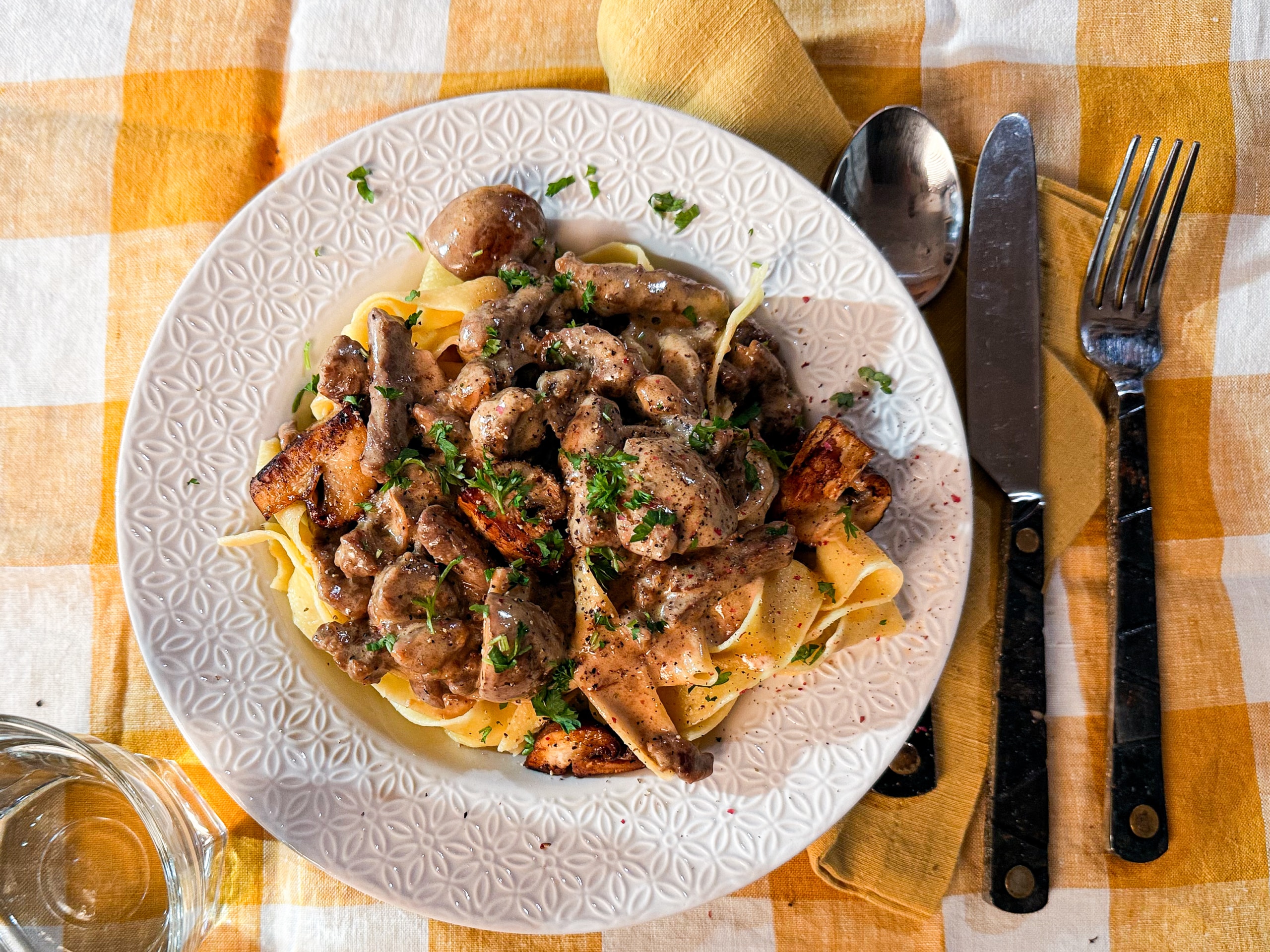 Stroganoff bélszín