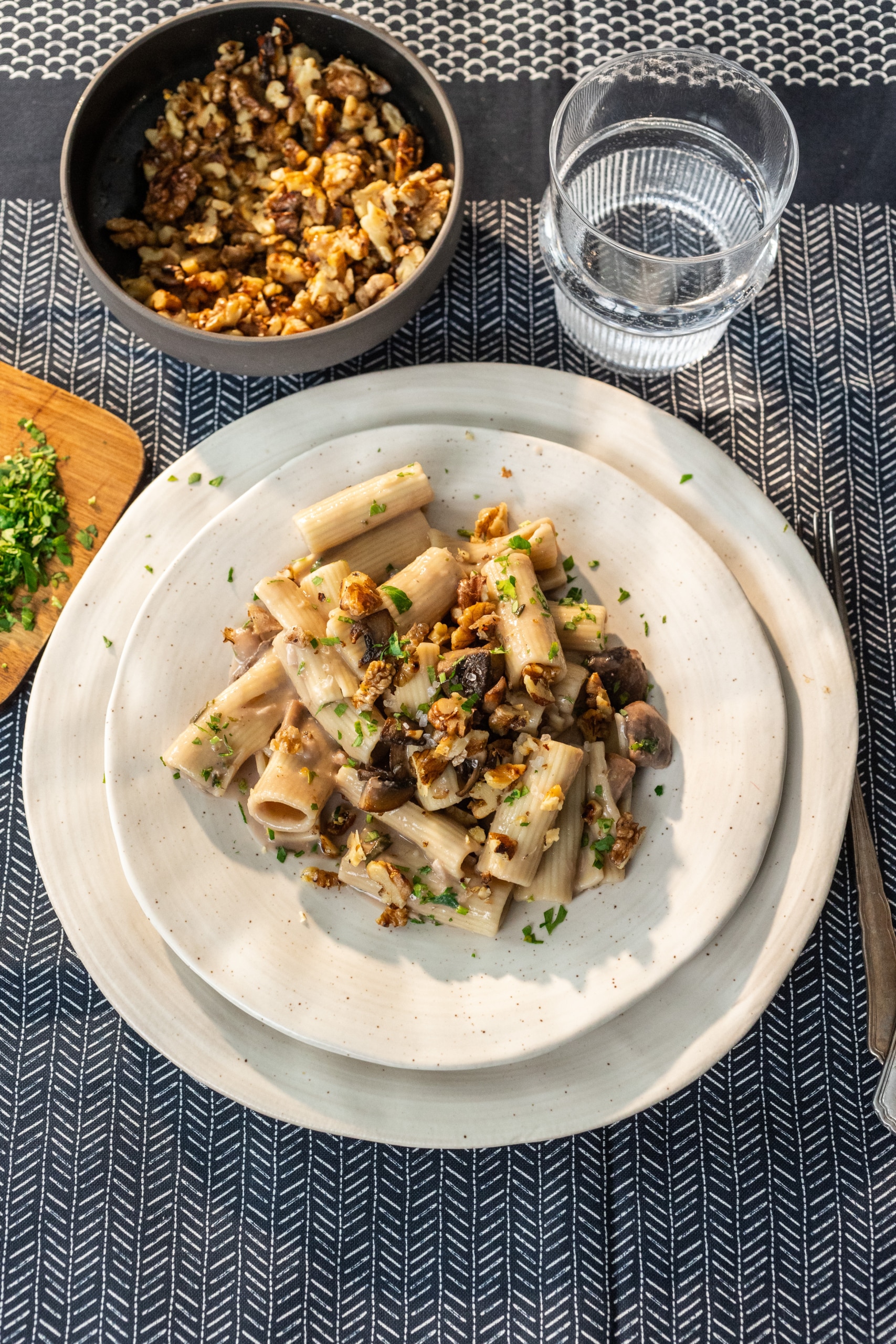 Diós-babkrémes tészta